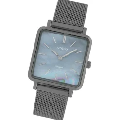Oozoo Damen Armbanduhr Vintage Series Analog Metall grau UOC9849A