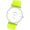 Oozoo Damen Armbanduhr Vintage Series C20300 Analog Leder gelbgrün UOC20300