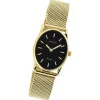 Oozoo Damen Armbanduhr Vintage Series Analog Metall Mesh gold UOC20259