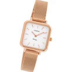 Oozoo Damen Armbanduhr Vintage Series C10971 Analog Metall Mesh rosé UOC10971