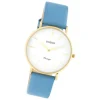 Oozoo Damen Armbanduhr Vintage C20225 Analog Leder babyblau UOC20225