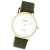 Oozoo Damen Armbanduhr Vintage C20226 Analog Leder olivgrün UOC20226