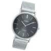 Oozoo Damen Armbanduhr Vintage Series C9938A Analog Edelstahl silber UOC9938A