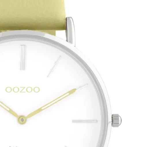 Oozoo Damen Armbanduhr Vintage Series Analog Leder grün UOC20277