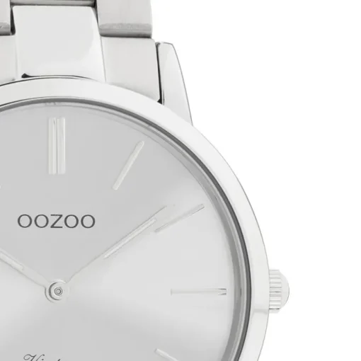Oozoo Damen Armbanduhr Vintage Series Analog Metall silber UOC20027