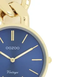 Oozoo Damen Armbanduhr Vintage Series Analog Metall gold UOC20359