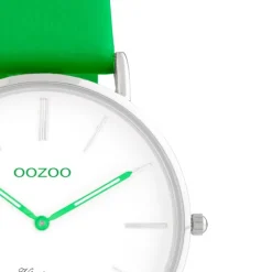 Oozoo Damen Armbanduhr Vintage Series Analog Leder grün UOC20284