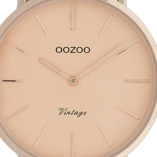 Oozoo Damen Armbanduhr Vintage Series C9922A Analog Edelstahl roségold UOC9922A