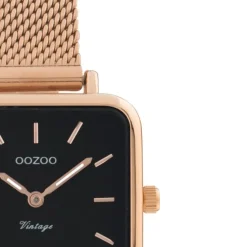 Oozoo Damen Armbanduhr Vintage Series C10972 Analog Metall Mesh rosé UOC10972
