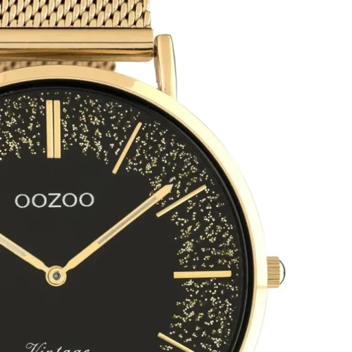 Oozoo Damen Armbanduhr Vintage C20138 Analog Edelstahl roségold UOC20138