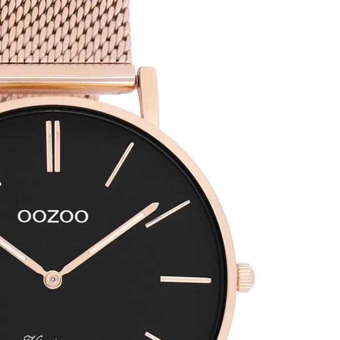 Oozoo Damen Armbanduhr Vintage Series C9926A Analog Edelstahl roségold UOC9926A
