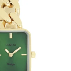 Oozoo Damen Armbanduhr Vintage Series Analog Metall gold UOC20364