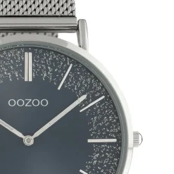 Oozoo Damen Armbanduhr Vintage C20134 Analog Edelstahl silber UOC20134