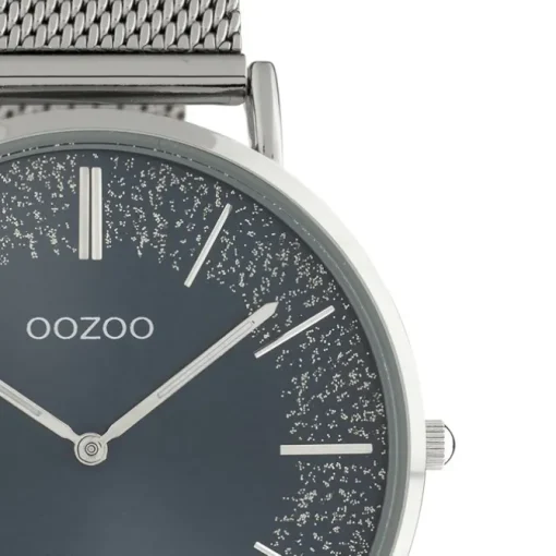 Oozoo Damen Armbanduhr Vintage C20134 Analog Edelstahl silber UOC20134