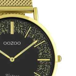 Oozoo Damen Armbanduhr Vintage C20137 Analog Edelstahl gold UOC20137