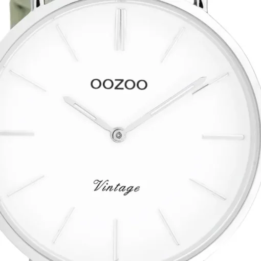 Oozoo Damen Armbanduhr Vintage C20146 Analog Leder grün UOC20146