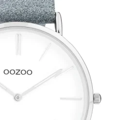 Oozoo Damen Armbanduhr Vintage C20147 Analog Leder grau UOC20147