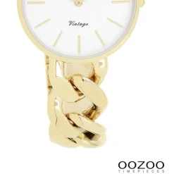 Oozoo Damen Armbanduhr Vintage Series Analog Metall gold UOC20357