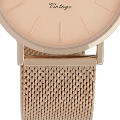 Oozoo Damen Armbanduhr Vintage Series C9922A Analog Edelstahl roségold UOC9922A