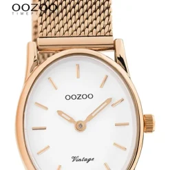 Oozoo Damen Armbanduhr Vintage Series C10969 Analog Metall Mesh rosé UOC10969