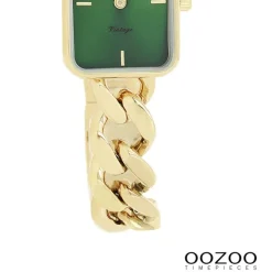 Oozoo Damen Armbanduhr Vintage Series Analog Metall gold UOC20364