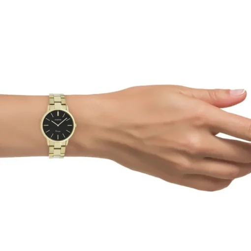 Oozoo Damen Armbanduhr Vintage Series Analog Metall gold UOC20047