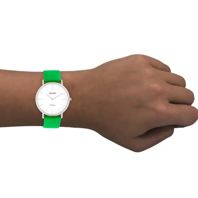 Oozoo Damen Armbanduhr Vintage Series C20303 Analog Leder grün UOC20303