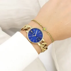 Oozoo Damen Armbanduhr Vintage Series Analog Metall gold UOC20359