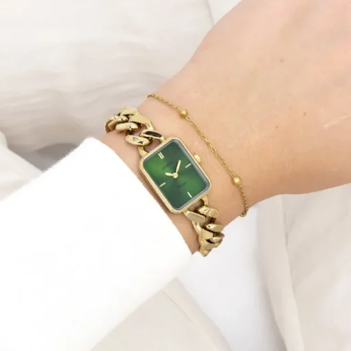 Oozoo Damen Armbanduhr Vintage Series Analog Metall gold UOC20364