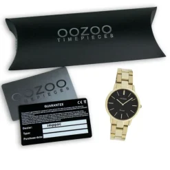 Oozoo Damen Armbanduhr Vintage Series Analog Metall gold UOC20047