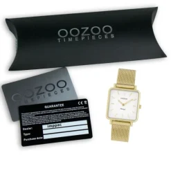 Oozoo Damen Armbanduhr Vintage Series Analog Metall gold UOC9843A