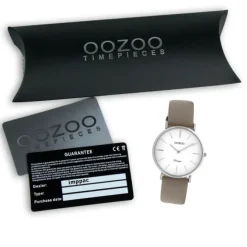 Oozoo Damen Armbanduhr Vintage Analog Leder braun UOC20085