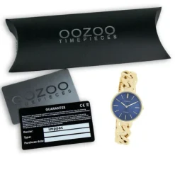 Oozoo Damen Armbanduhr Vintage Series Analog Metall gold UOC20359