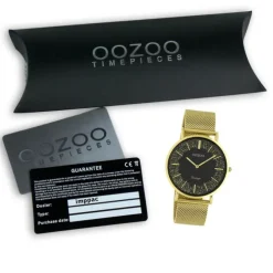 Oozoo Damen Armbanduhr Vintage C20137 Analog Edelstahl gold UOC20137