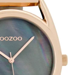 Oozoo Damen-Uhr Timepieces Quarzuhr C9169 Leder-Armband schwarz UOC9169