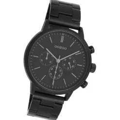Oozoo Herren Armbanduhr OOZOO Timepieces Analog Edelstahl schwarz UOC11409