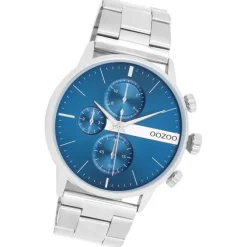 Oozoo Herren Armbanduhr OOZOO Timepieces Analog Edelstahl silber UOC11410