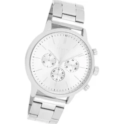 Oozoo Herren Armbanduhr OOZOO Timepieces Analog Edelstahl silber UOC11405
