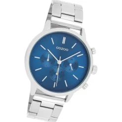 Oozoo Herren Armbanduhr OOZOO Timepieces Analog Edelstahl silber UOC11406