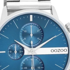 Oozoo Herren Armbanduhr OOZOO Timepieces Analog Edelstahl silber UOC11410