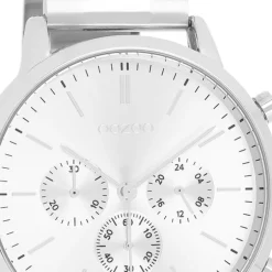 Oozoo Herren Armbanduhr OOZOO Timepieces Analog Edelstahl silber UOC11405