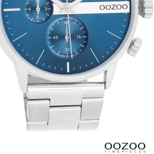 Oozoo Herren Armbanduhr OOZOO Timepieces Analog Edelstahl silber UOC11410