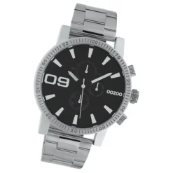 Oozoo Herren Armbanduhr Timepieces C10706 Analog Edelstahl silber UOC10706