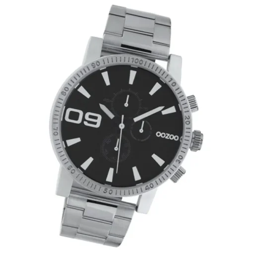 Oozoo Herren Armbanduhr Timepieces C10706 Analog Edelstahl silber UOC10706
