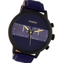 Oozoo Herren Armbanduhr Timepieces Analog Edelstahl dunkelblau UOC10515