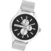 Oozoo Herren Armbanduhr Timepieces C11016 Analog Metall Mesh silber UOC11016