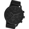 Oozoo Herren Armbanduhr Timepieces Analog Metall schwarz UOC11204