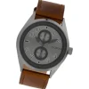 Oozoo Herren Armbanduhr Timepieces Analog Leder braun UOC10028
