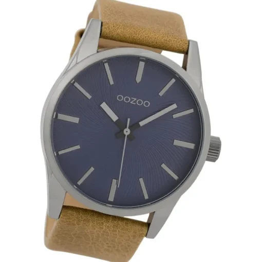 Oozoo Herren Armbanduhr Timepieces Analog Leder braun UOC9625A