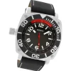 Oozoo Herren Armbanduhr Timepieces Analog Leder schwarz UOC2281A